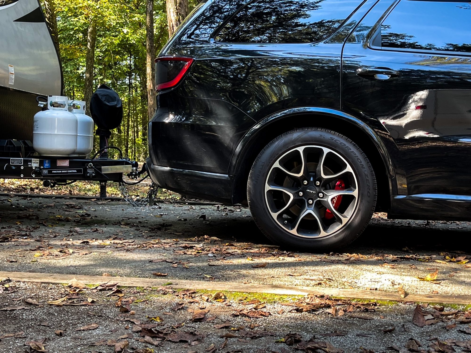 Trailer hitch on Durango SRT Hellcat