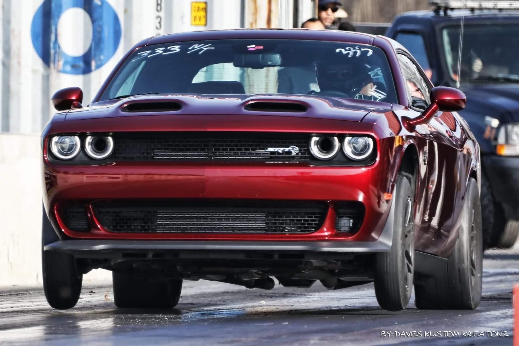 Dodge vehicle drag racing