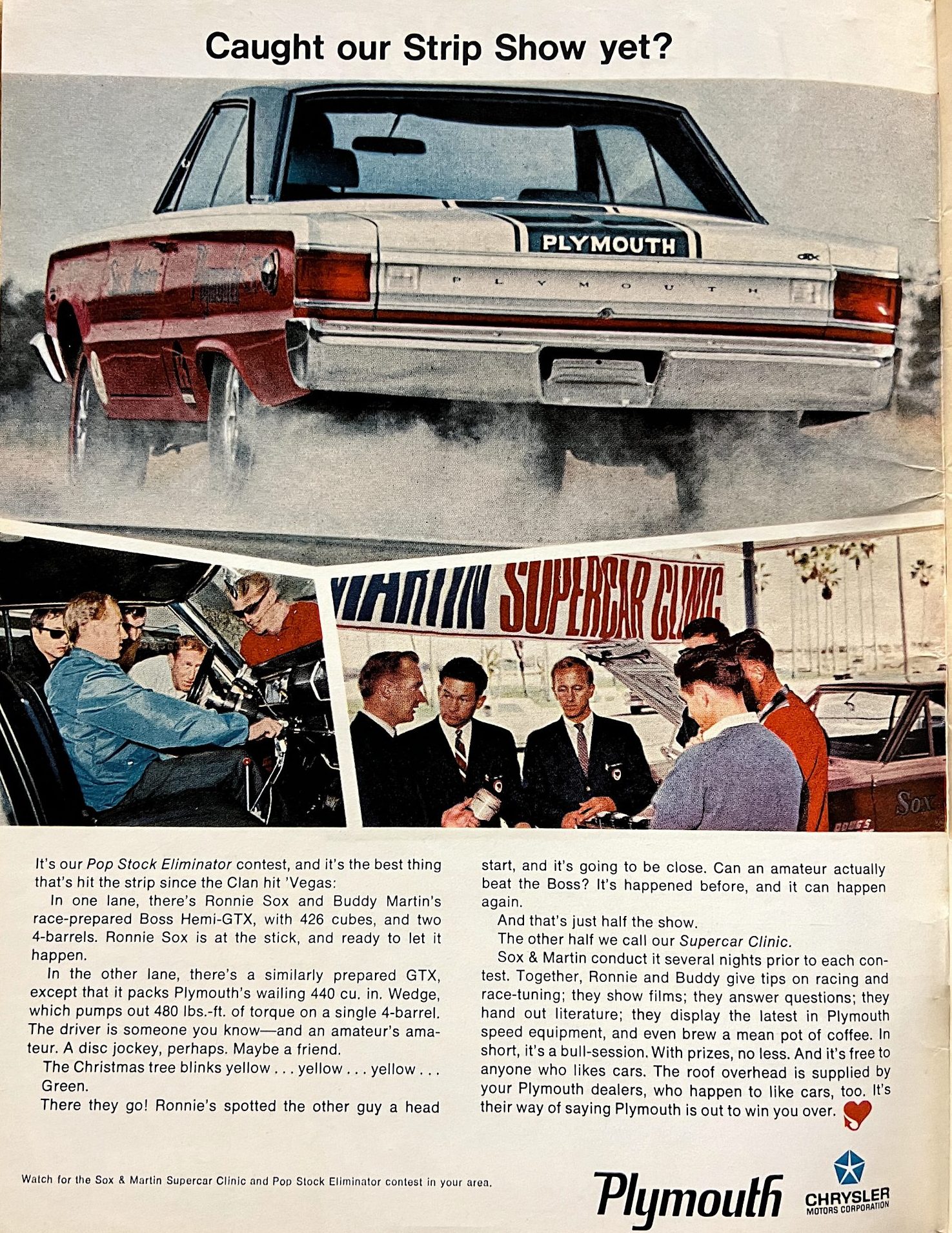 Vintage Plymouth advertisment