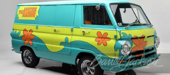 1966 Dodge A100 outfitted to look like The Mystery Machine