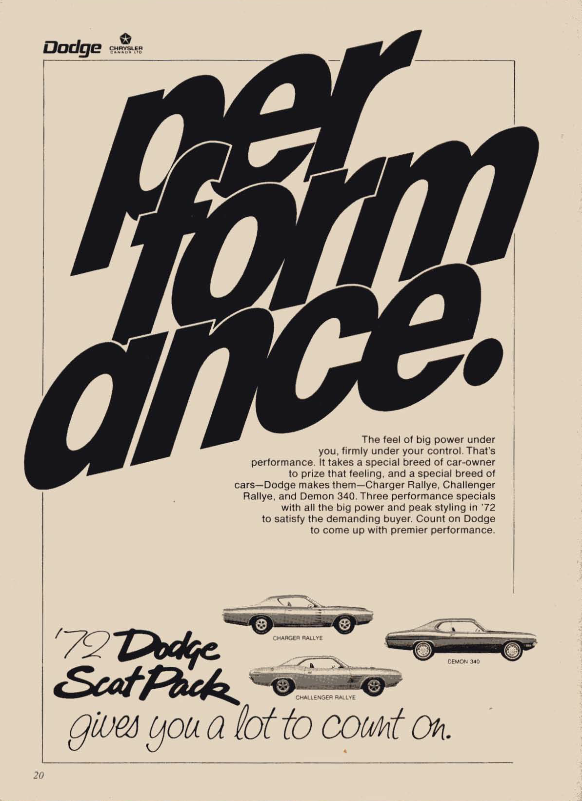 Vintage Dodge ad
