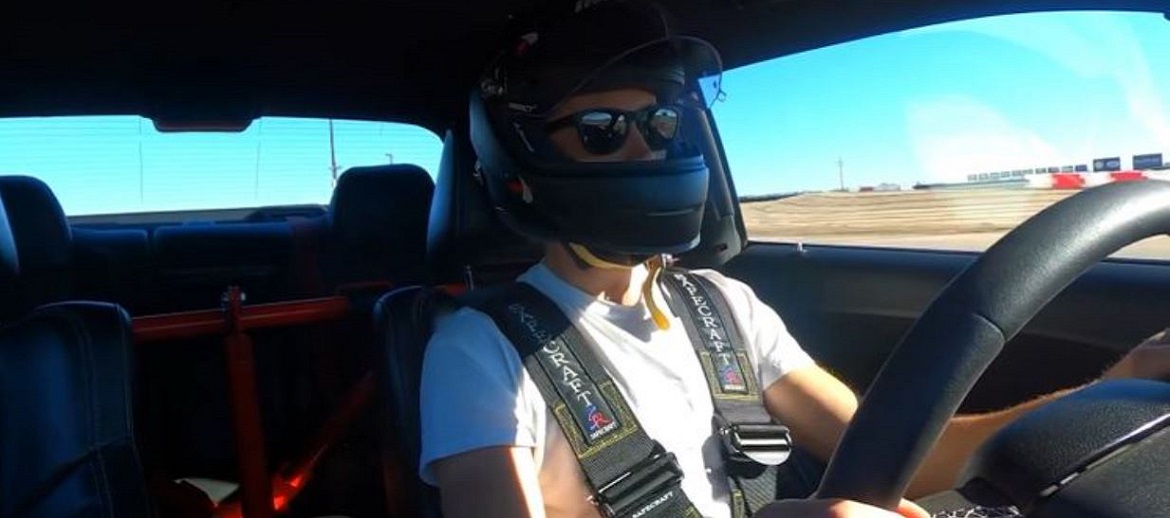 HotCars Contributor behind the wheel on Radford Racing School's track