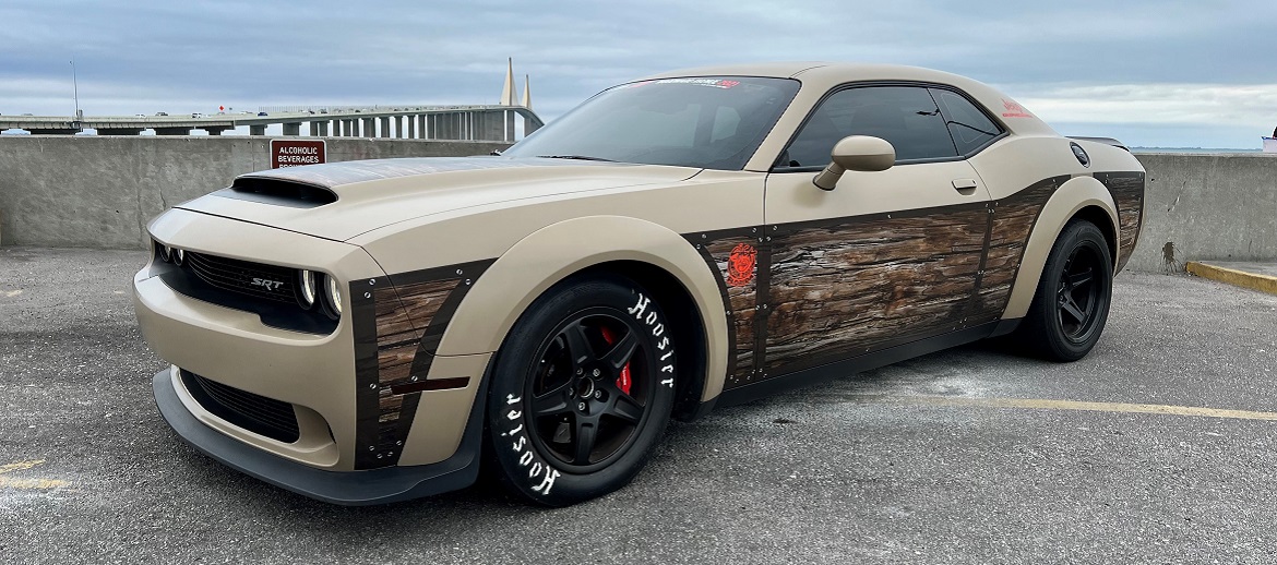 Matt Zurbrick's sick week vehicle with custom wrap
