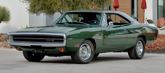 1970 Charger in dark green metallic