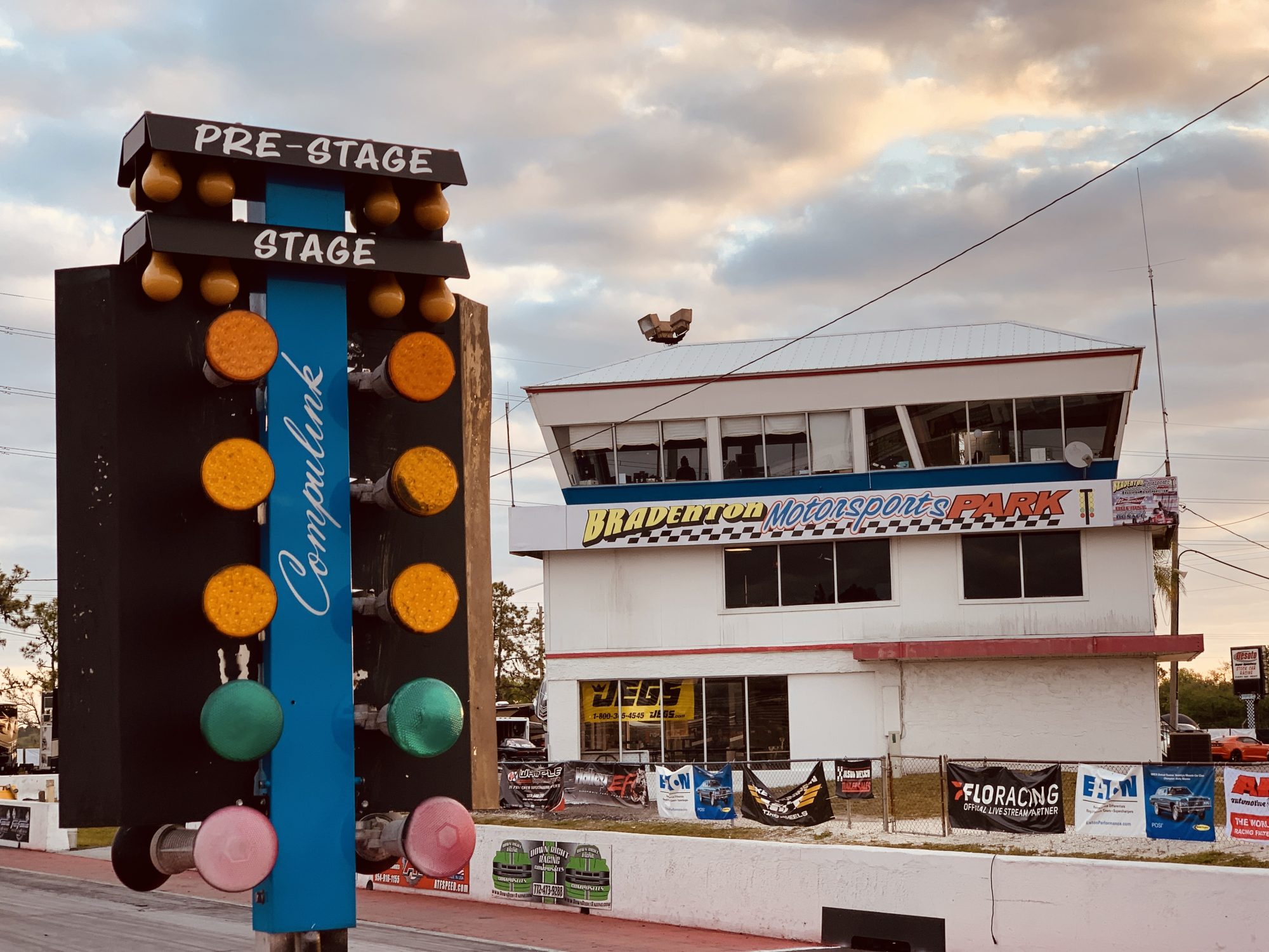 tower at Bradenton Motorsports Park