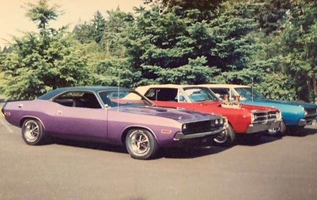 Cars lined up