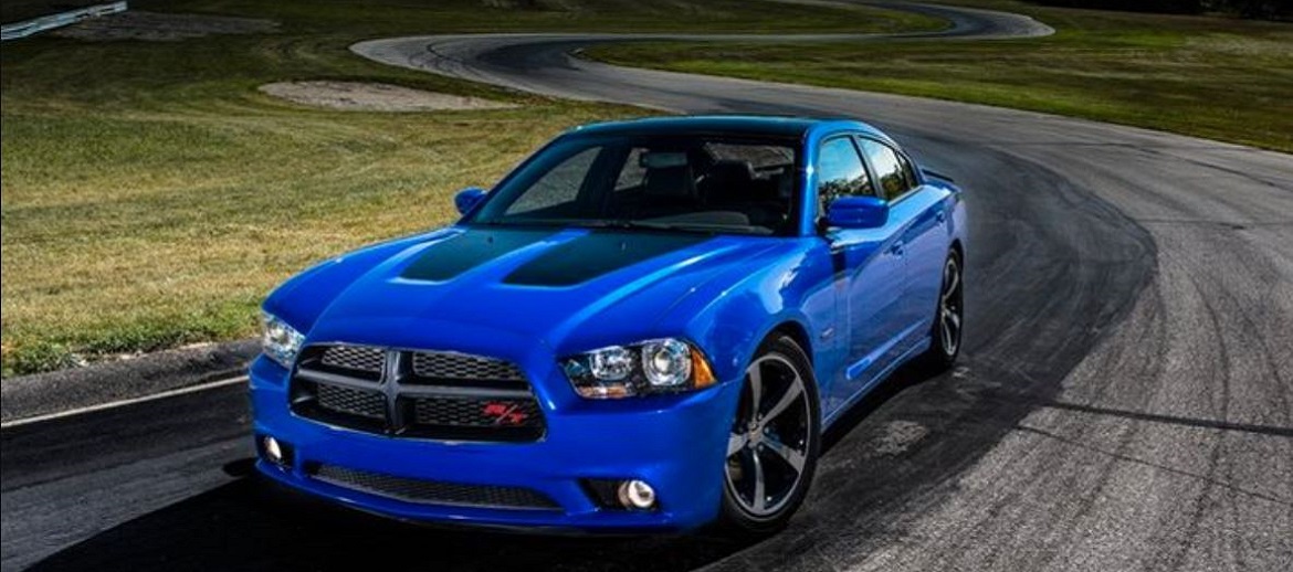 2013 Dodge Charger Daytona on a winding track