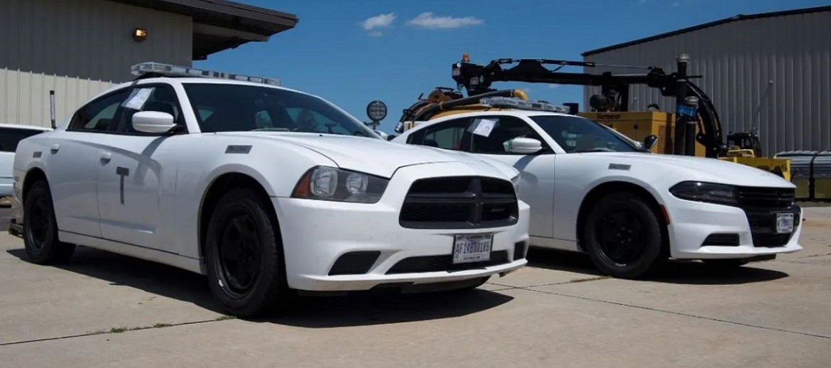 Two Dodge Chargers for Air Force use