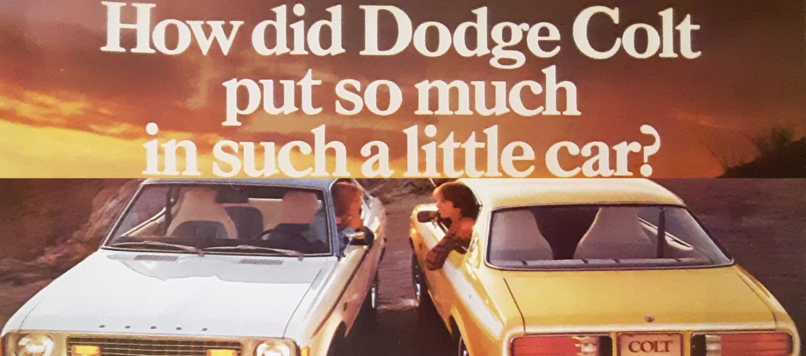 Vintage Dodge Colt advertisement