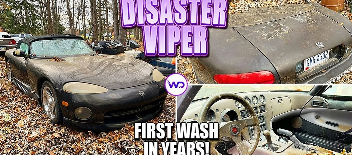Abandoned Viper gets first wash