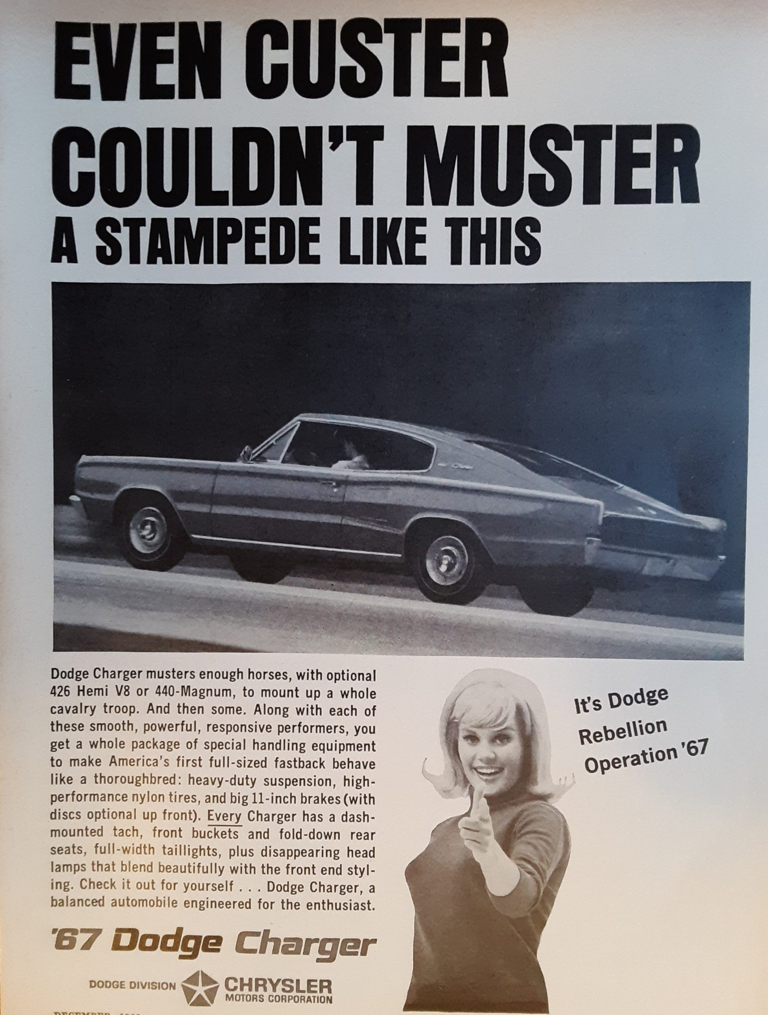 Vintage Dodge advertisement