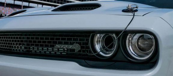 Front end of a Dodge Challenger SRT Super Stock