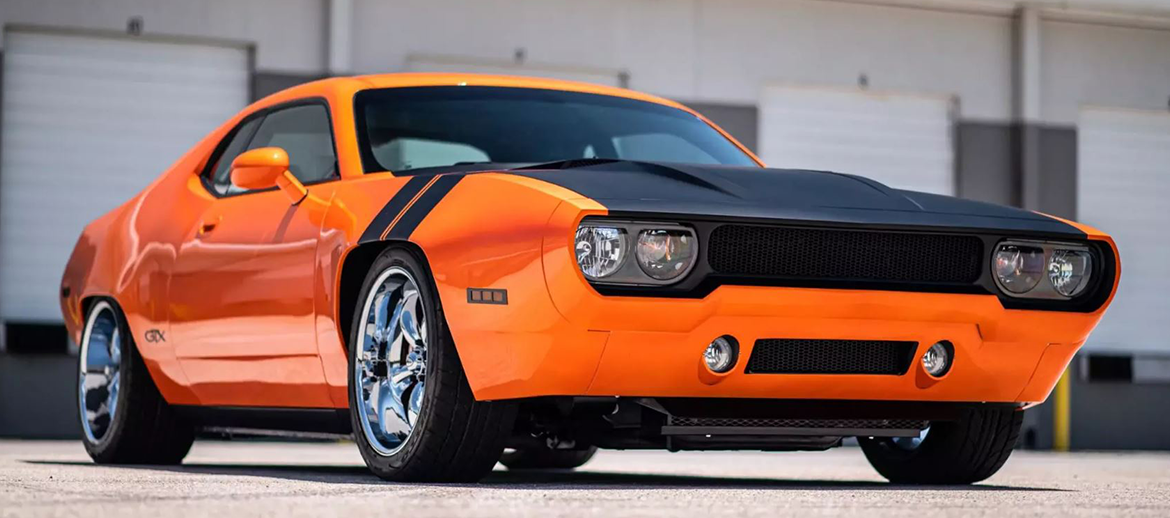 2010 Dodge Challenger R/T and 1971 Plymouth GTX restomod