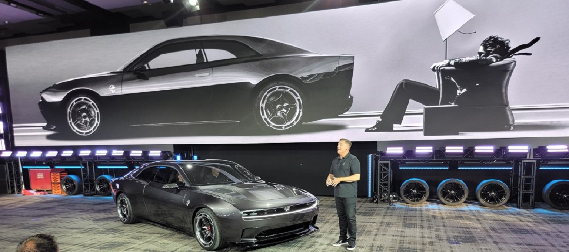 Dodge Charger Daytona SRT EV Concept Leaves Door Open To Show Off