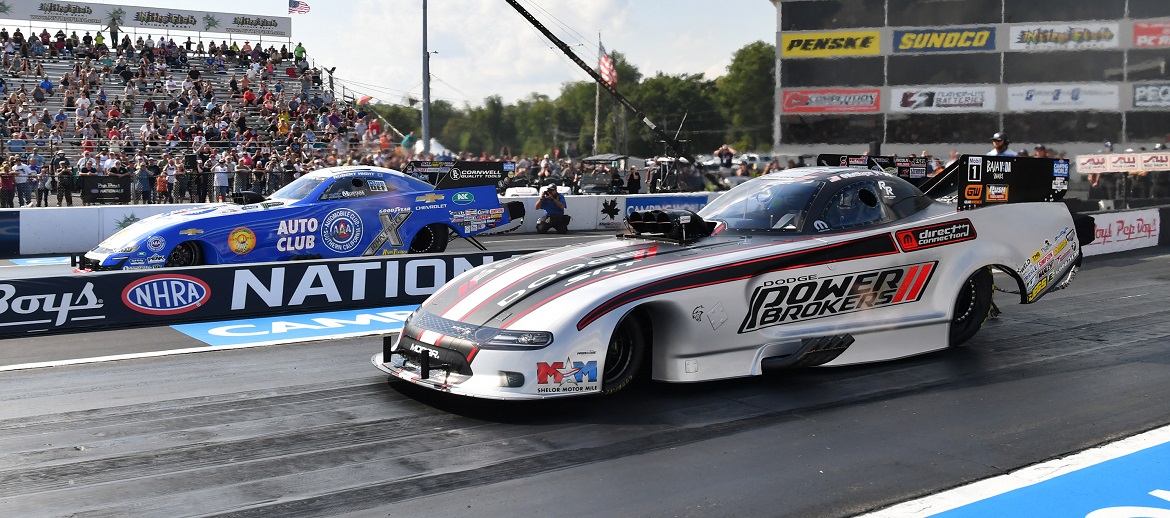 Hagan Wheels Dodge Power Brokers Funny Car to Semifinal Performance  in NHRA ‘Countdown to the Championship’ Kick-off