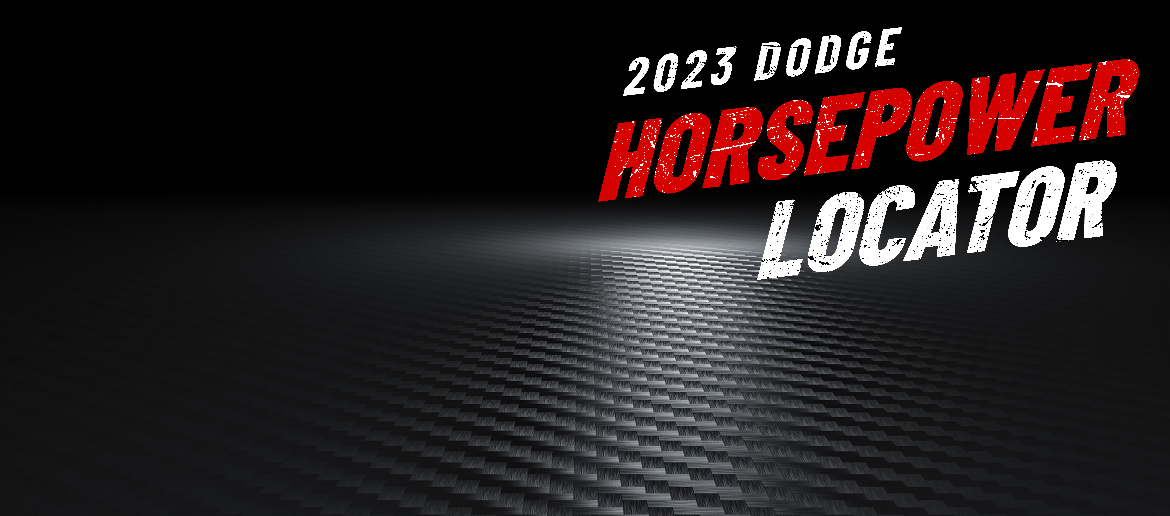 2023 dodge horsepower locator