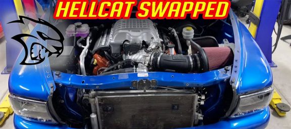 Hellcat engine in a Dodge Dakota