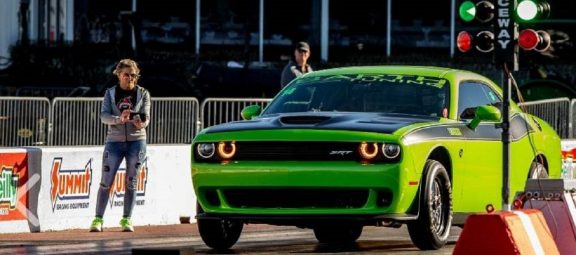 Chris Shawver&#8217;s Stock-Looking Challenger SRT<sup>&reg;</sup> Hellcat Runs Low 8s