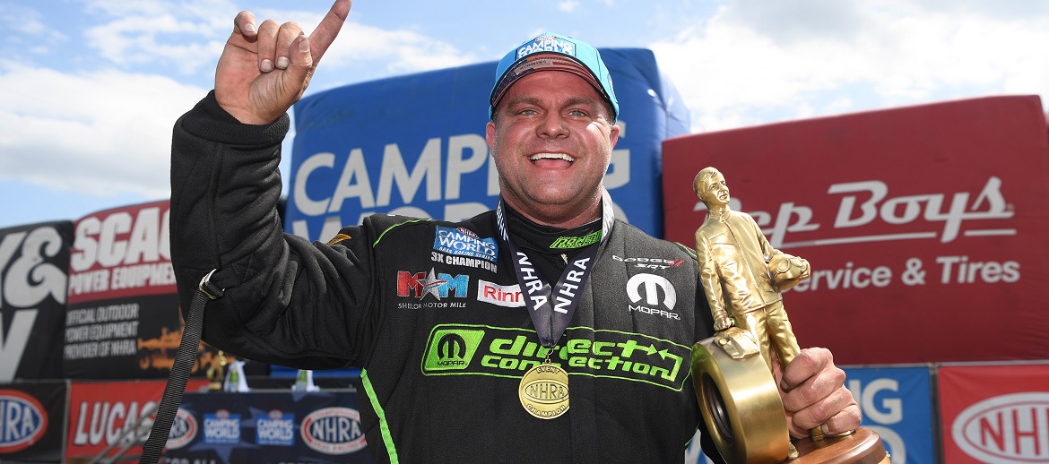 Matt Hagan Takes Direct Connection Dodge Charger SRT<sup>®</sup> Hellcat to Back-to-Back NHRA Amalie Gatornationals Funny Car Titles