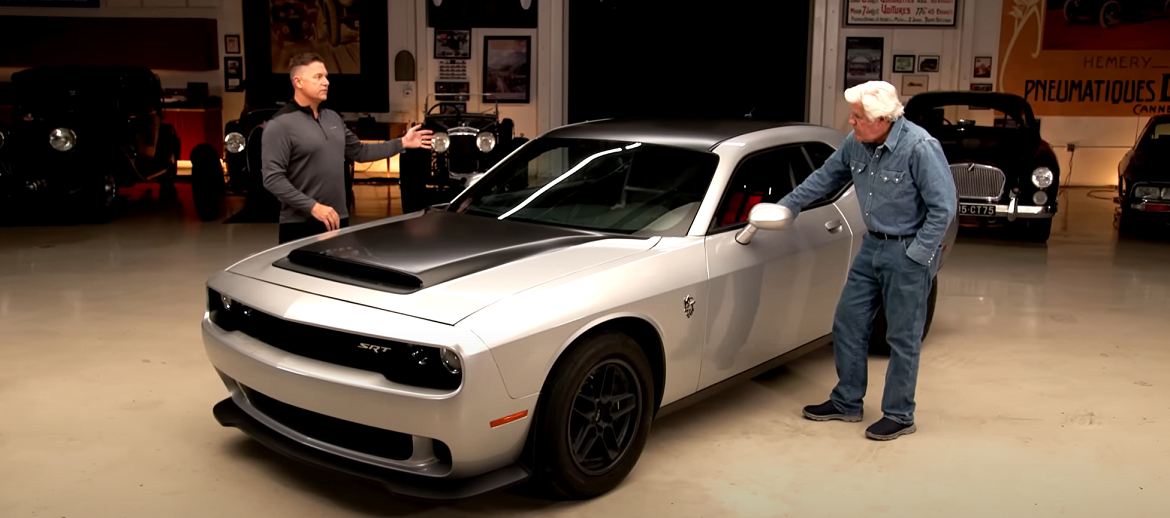 Jay Leno is Like a Kid in a Candy Store with the Challenger SRT<sup>®</sup> Demon 170