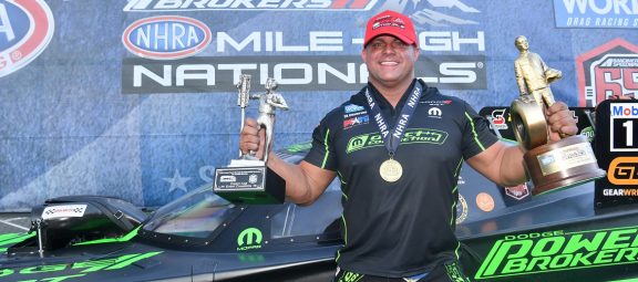 Hagan Enjoys ‘Magical Weekend,’ Takes Dodge Power Brokers  Mile-High Nationals Victory in Final Bandimere Speedway NHRA Event