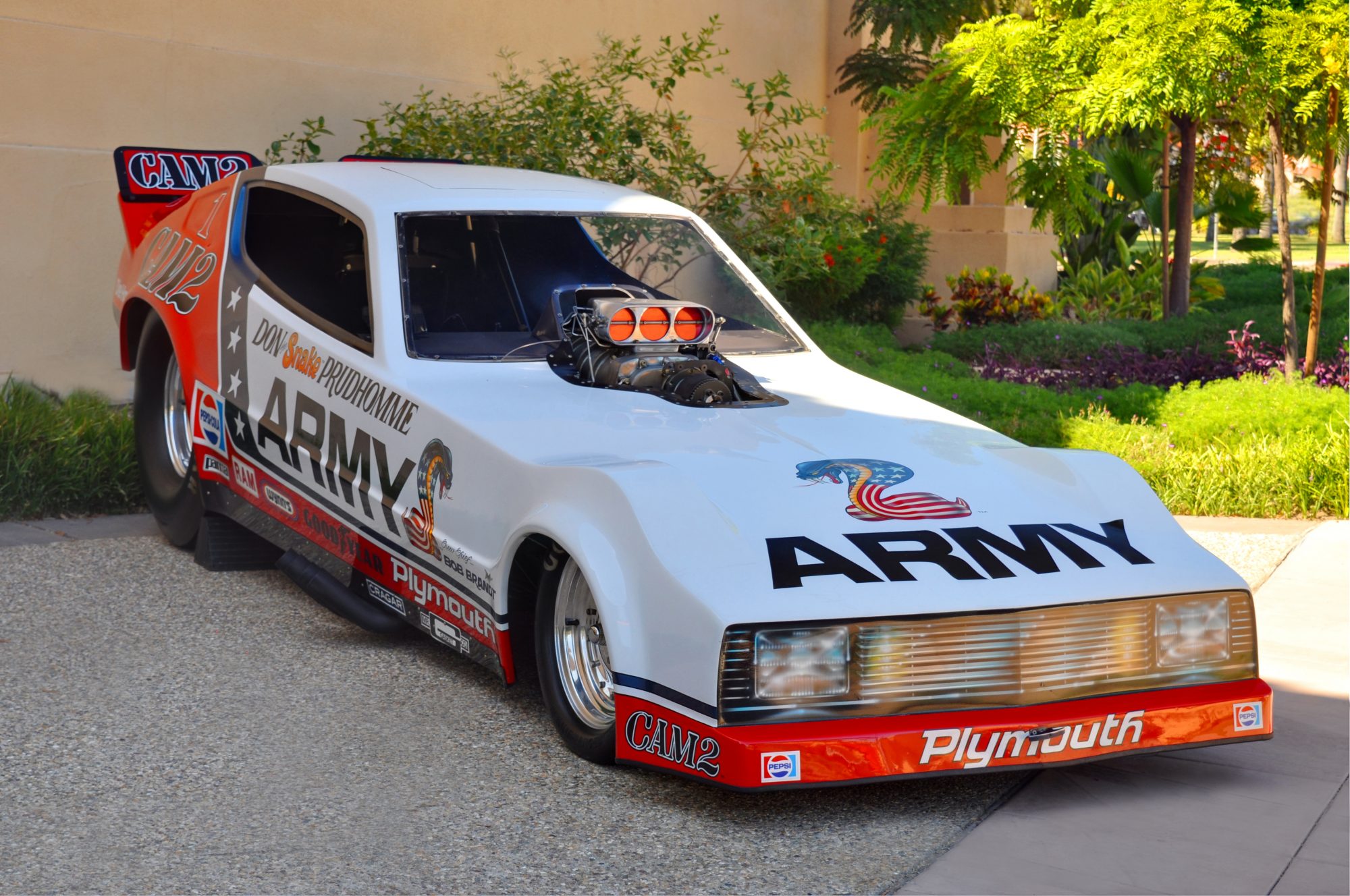 Nhra Drag Racing Royalty Don Prudhomme Dodge Garage