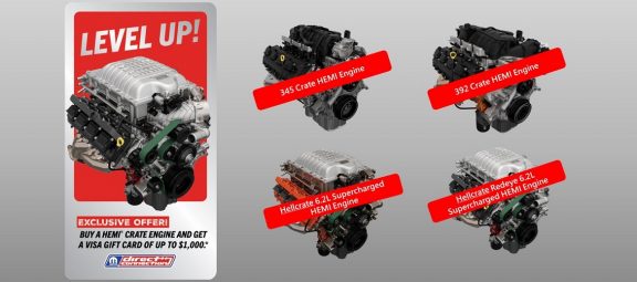 Exclusive offer on Direct Connection Crate Engines