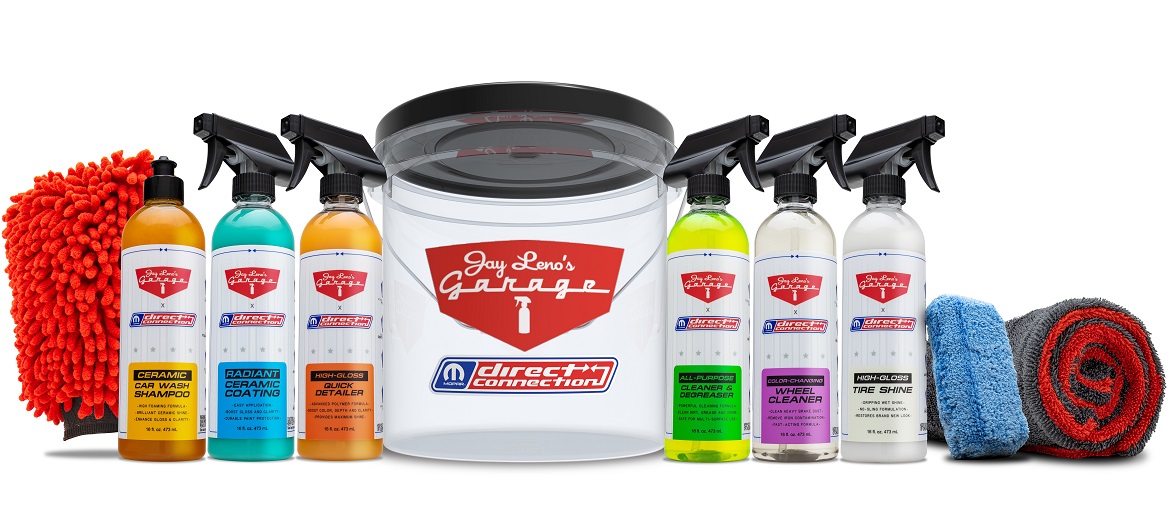 Dodge Direct Connection and Jay Leno’s Garage Team Up to Offer New Line of Co-branded Premium Car Care Products