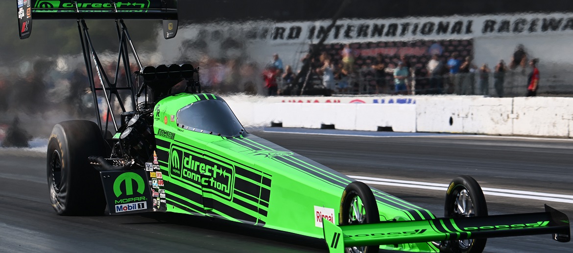 Leah Pruett Takes TSR Dodge//SRT<sup>®</sup> Direct Connection Top Fueler To Final Round at Brainerd; Hagan’s Funny Car Out in First Round