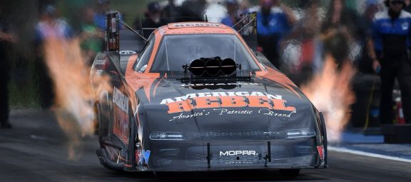 Matt Hagan Takes Runner-up Finish at Menards NHRA Nationals; TSR Dodge//SRT<sup>&reg;</sup> Hellcat Driver Extends Funny Car Points Lead