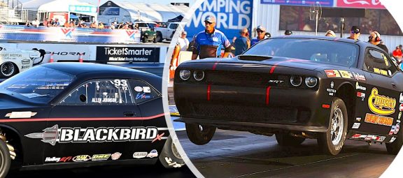 Back In The Saddle &#8211; Former Pro Stock Legends In Dodge Challengers Dominate The NHRA Midwest Nats