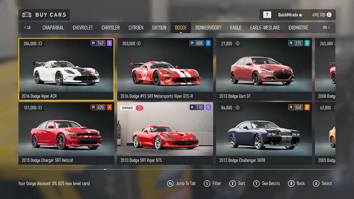 A Look at the Dodge Products in the New Forza Motorsport