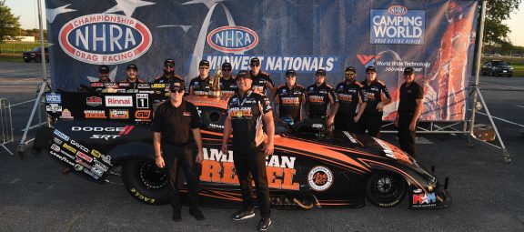 TSR Dodge//SRT<sup>&reg;</sup> Driver Hagan Banks Big Win at NHRA  Midwest Nationals, Teammate Pruett Races to Runner-up Finish