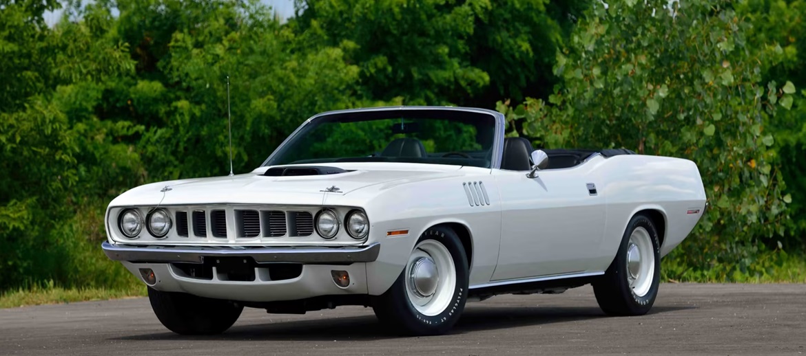 Convertible White Mopar