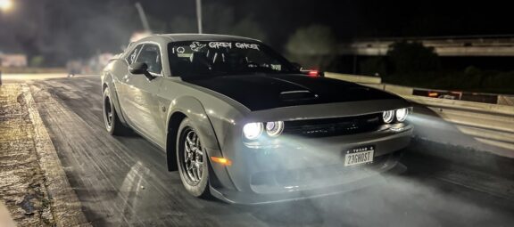 Dueling Direct Connection-Equipped Dodge Challenger Super Stocks