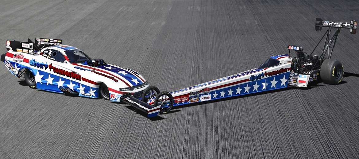 Tony Stewart Racing Celebrates Dodge Direct Connection 50th Anniversary With Special NHRA U.S. Nationals Livery for Top Fuel, Funny Car Machines
