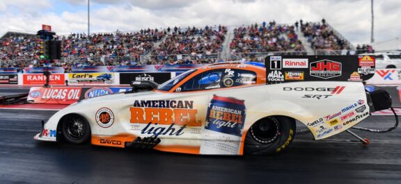 Dodge//SRT® Drivers Stewart, Hagan Exit Early at NHRA Midwest Nationals