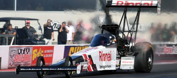 Stewart Goes to Top Fuel Quarterfinals in NHRA Reading Event, Hagan Out Early in Funny Car as NHRA “Countdown” Gets Underway