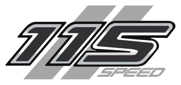115 MPH badge