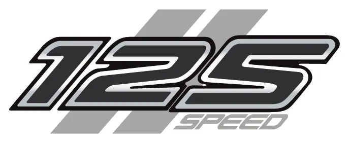 125 MPH badge